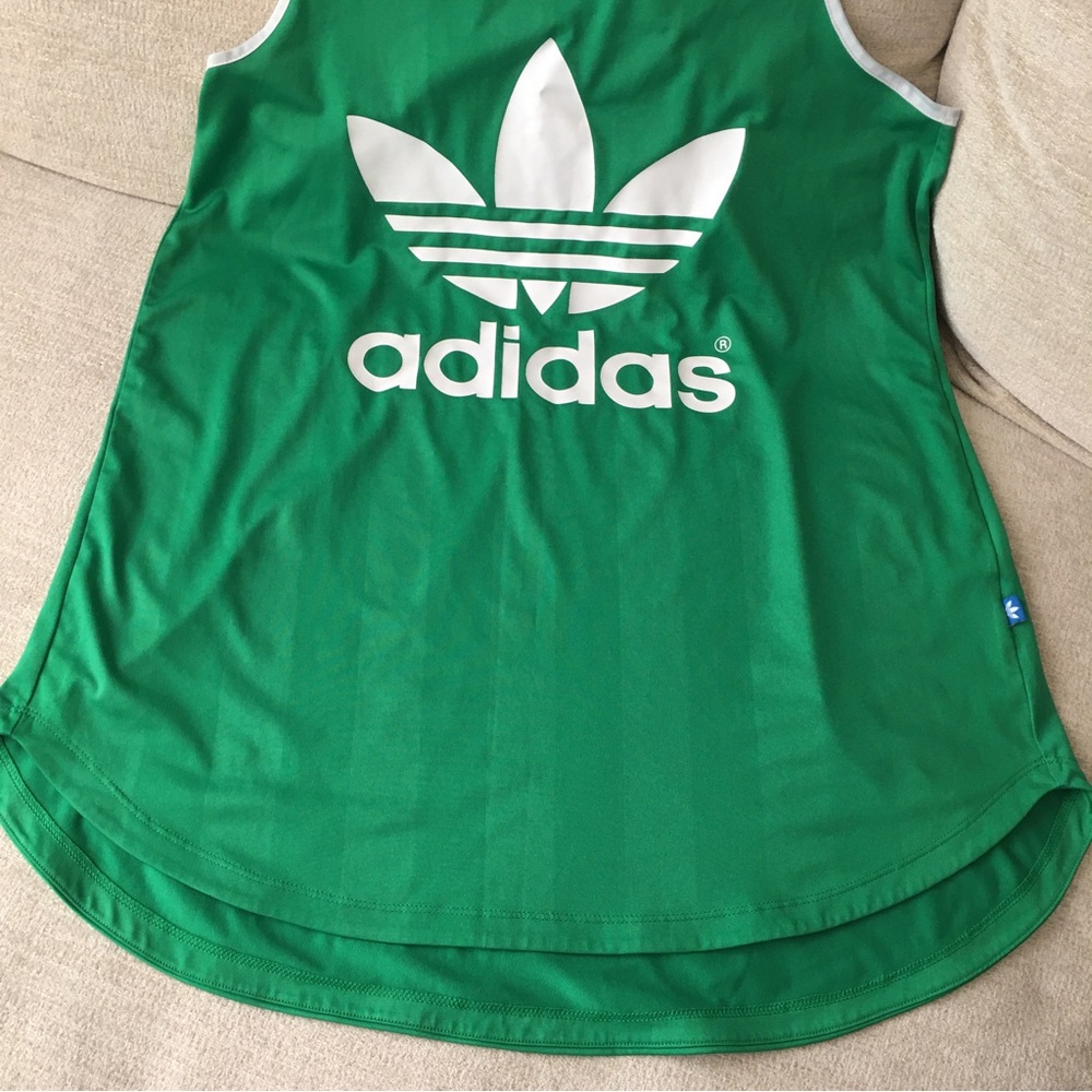 🟧Men’s Green/White Adidas Jersey. Size Medium - Picture 2 of 10